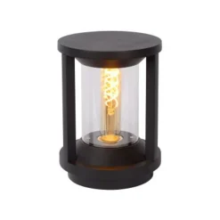 Lucide CADIX - Sokkellamp Buiten - Ø 16 cm - 1xE27 - IP65 - Zwart
