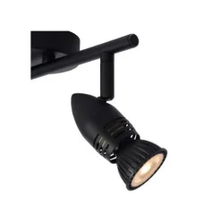 Lucide CARO Plafondspot-Zwart-2xGU10-5W-Metaal