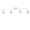 Lucide CARO-LED - Plafondspot - LED - GU10 - 4x5W 2700K - Wit