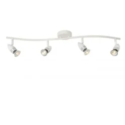 Lucide CARO-LED - Plafondspot - LED - GU10 - 4x5W 2700K - Wit