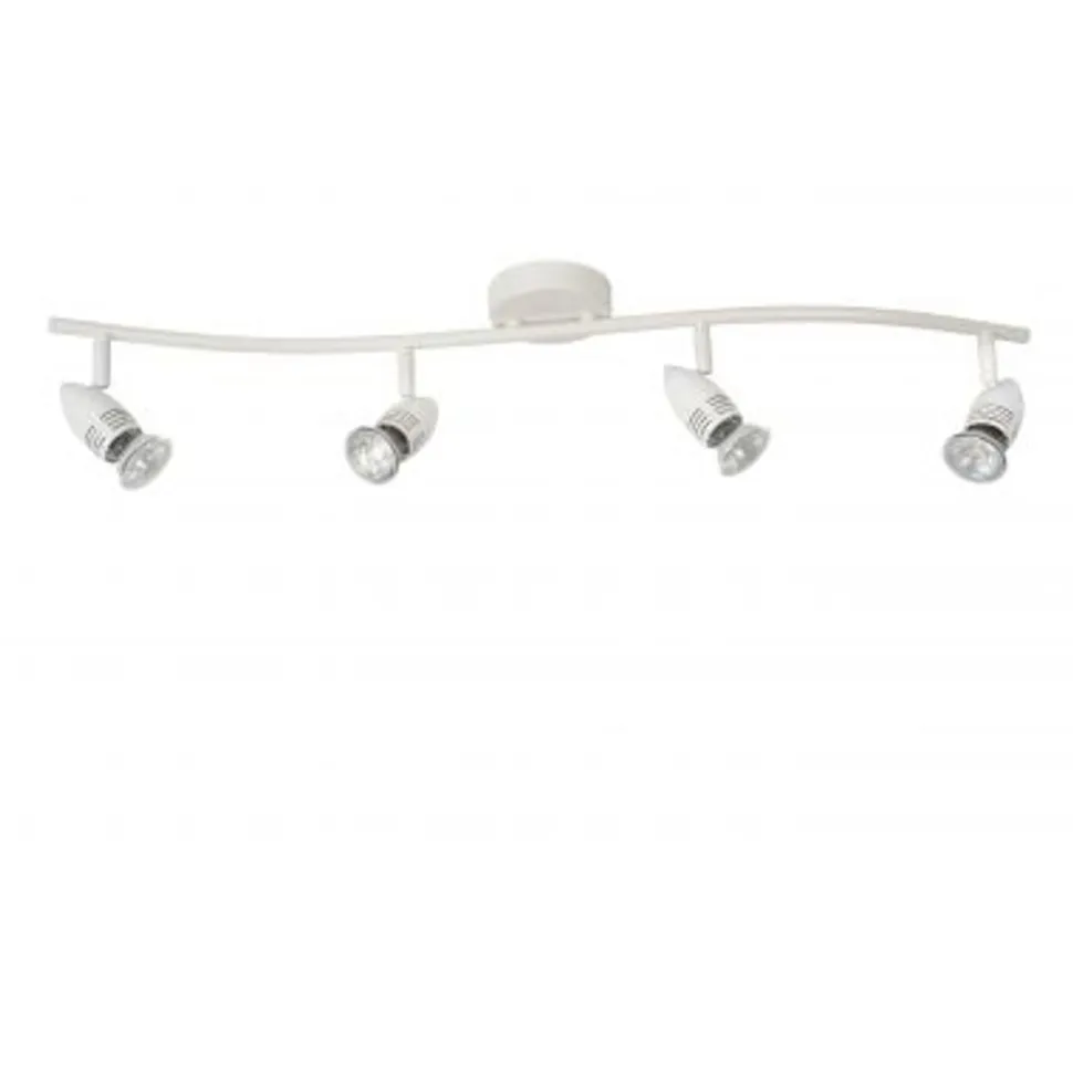 Lucide CARO-LED - Plafondspot - LED - GU10 - 4x5W 2700K - Wit