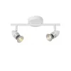 Lucide CARO-LED - Plafondspot - LED - GU10 - 2x5W 2700K - Wit