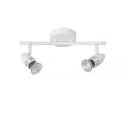 Lucide CARO-LED - Plafondspot - LED - GU10 - 2x5W 2700K - Wit