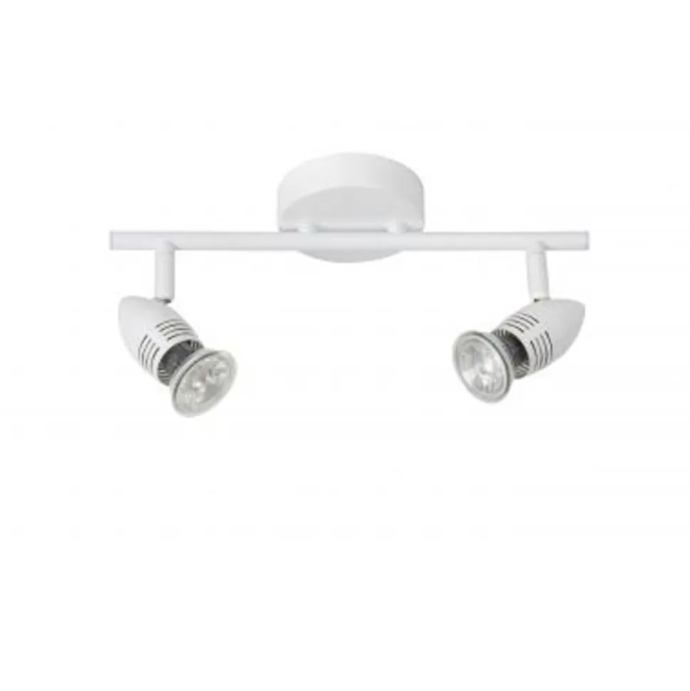 Lucide CARO-LED - Plafondspot - LED - GU10 - 2x5W 2700K - Wit