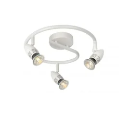 Lucide CARO-LED - Plafondspot - Ø 31 cm - LED - GU10 - 3x5W 2700K - Wit