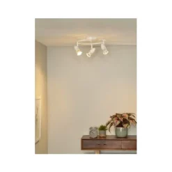 Lucide CARO-LED - Plafondspot - Ø 31 cm - LED - GU10 - 3x5W 2700K - Wit