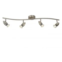 Lucide CARO-LED - Plafondspot - LED - GU10 - 4x5W 2700K - Mat chroom