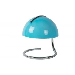 Lucide CATO Tafellamp-Blauw-Ø23,5-1xE27-40W-Glas