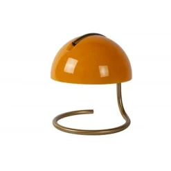 Lucide CATO Tafellamp-Oranje-Ø23,5-1xE27-40W-Glas