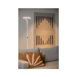 Lucide CELESTE Vloerlamp-Wit-Ø28-LED Dimb.-21W-2700K