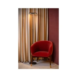 Lucide CELESTE Vloerlamp-Zwart-Ø28-LED Dimb.-21W-2700K