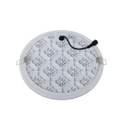 Lucide CERES-LED - Plafonnière Badkamer - Ø 21,5 cm - LED Dimb. - 1x30W 3000K - IP44 - Wit Lucide