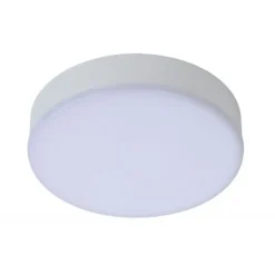 Lucide CERES-LED - Plafonnière Badkamer - Ø 21,5 cm - LED Dimb. - 1x30W 3000K - IP44 - Wit Lucide