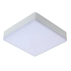 Lucide CERES-LED - Plafonnière Badkamer - LED Dimb. - 1x30W 3000K - IP44 - Wit Lucide