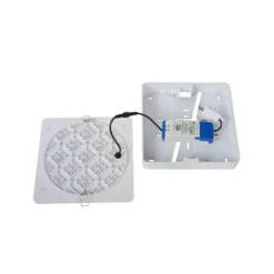 Lucide CERES-LED - Plafonnière Badkamer - LED Dimb. - 1x30W 3000K - IP44 - Wit Lucide