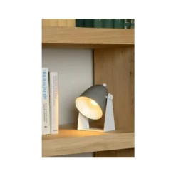 Lucide CHAGO - Tafellamp - 1xE14 - Grijs