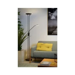 Lucide CHAMPION-LED - Leeslamp - Ø 25,4 cm - LED Dimb. - 3000K - Zwart Lucide