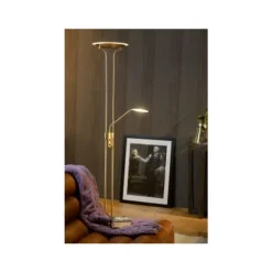 Lucide CHAMPION-LED - Leeslamp - Ø 25,4 cm - LED Dimb. - 3000K - Mat chroom