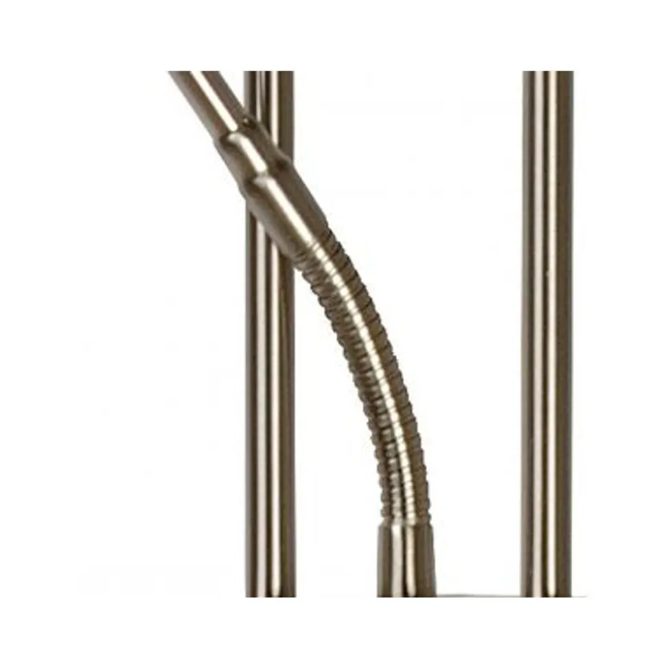 Lucide CHAMPION-LED - Leeslamp - Ø 25,4 cm - LED Dimb. - 3000K - Mat chroom