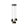 Lucide CHAYANNE Hanglamp-Zwart-3xE14-40W-Alumin.