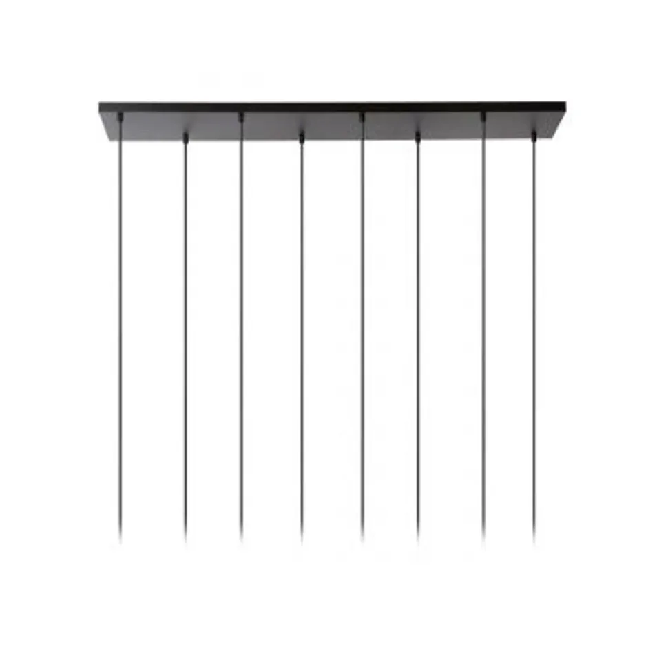 Lucide CHAYANNE Hanglamp-Zwart-8xE14-40W-Alumin.