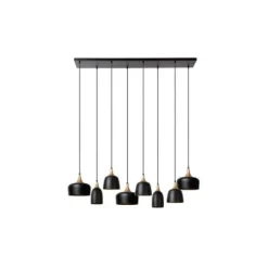 Lucide CHAYANNE Hanglamp-Zwart-8xE14-40W-Alumin.