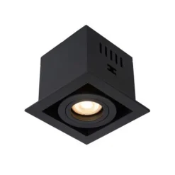 Lucide CHIMNEY - Inbouwspot - 1xGU10 - Zwart Lucide