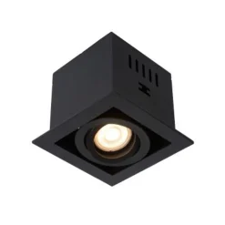 Lucide CHIMNEY - Inbouwspot - 1xGU10 - Zwart Lucide