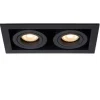 Lucide CHIMNEY - Inbouwspot - 2xGU10 - Zwart Lucide