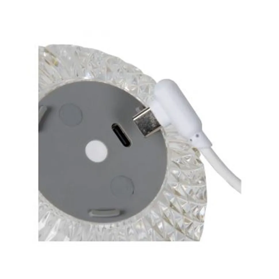 Lucide CINTRA Tafellamp-Transp.-Ø11-LED Dimb.-2W-3000K