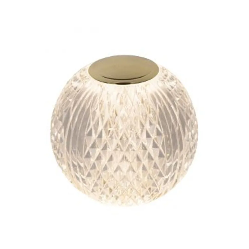 Lucide CINTRA Tafellamp-Transp.-Ø11-LED Dimb.-2W-3000K