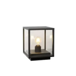 Lucide CLAIRE - Sokkellamp Buiten - 1xE27 - IP54 - Antraciet Lucide