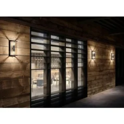 Lucide CLAIRE - Wandlamp Buiten - 2xE27 - IP54 - Antraciet Lucide