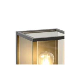 Lucide CLAIRE - Wandlamp Buiten - 1xE27 - IP54 - Antraciet Lucide