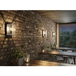 Lucide CLAIRE - Wandlamp Buiten - 1xE27 - IP54 - Antraciet Lucide