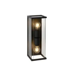 Lucide CLAIRE - Wandlamp Buiten - 2xE27 - IP54 - Antraciet Lucide