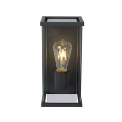 Lucide CLAIRE MINI - Wandlamp Buiten - 1xE27 - IP54 - Antraciet Lucide