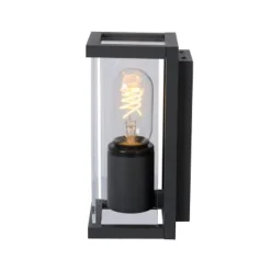 Lucide CLAIRE MINI - Wandlamp Buiten - 1xE27 - IP54 - Antraciet Lucide