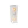 Lucide CLAIRE Wandlamp Buiten-Wit-2xE27-15W-IP54-Glas