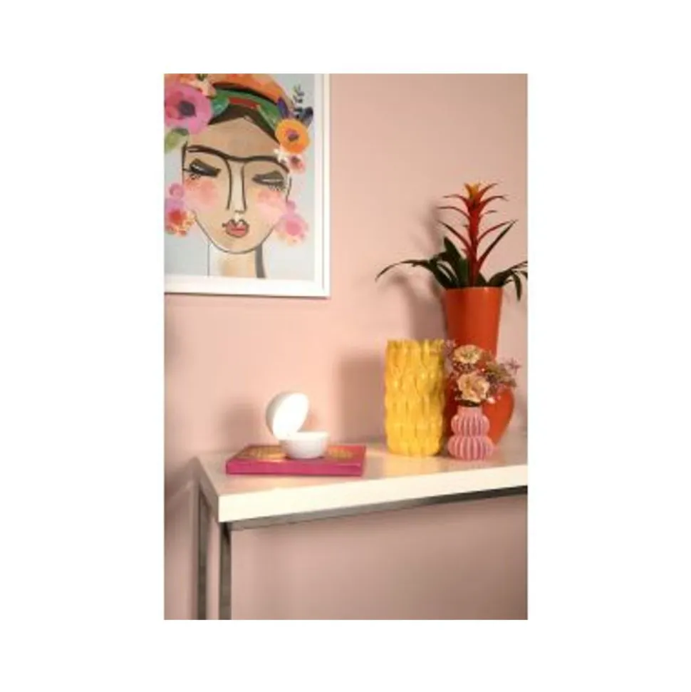 Lucide CLIPPER Tafellamp-Wit-Ø12-LED-2,2W-2700K-Alumin.