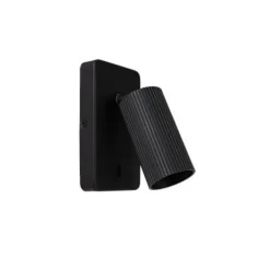 Lucide CLUBS Bedlamp-Zwart-1xGU10-40W-Alumin.