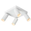 Lucide CLUBS Plafondspot-Wit-4xGU10-40W-Alumin.