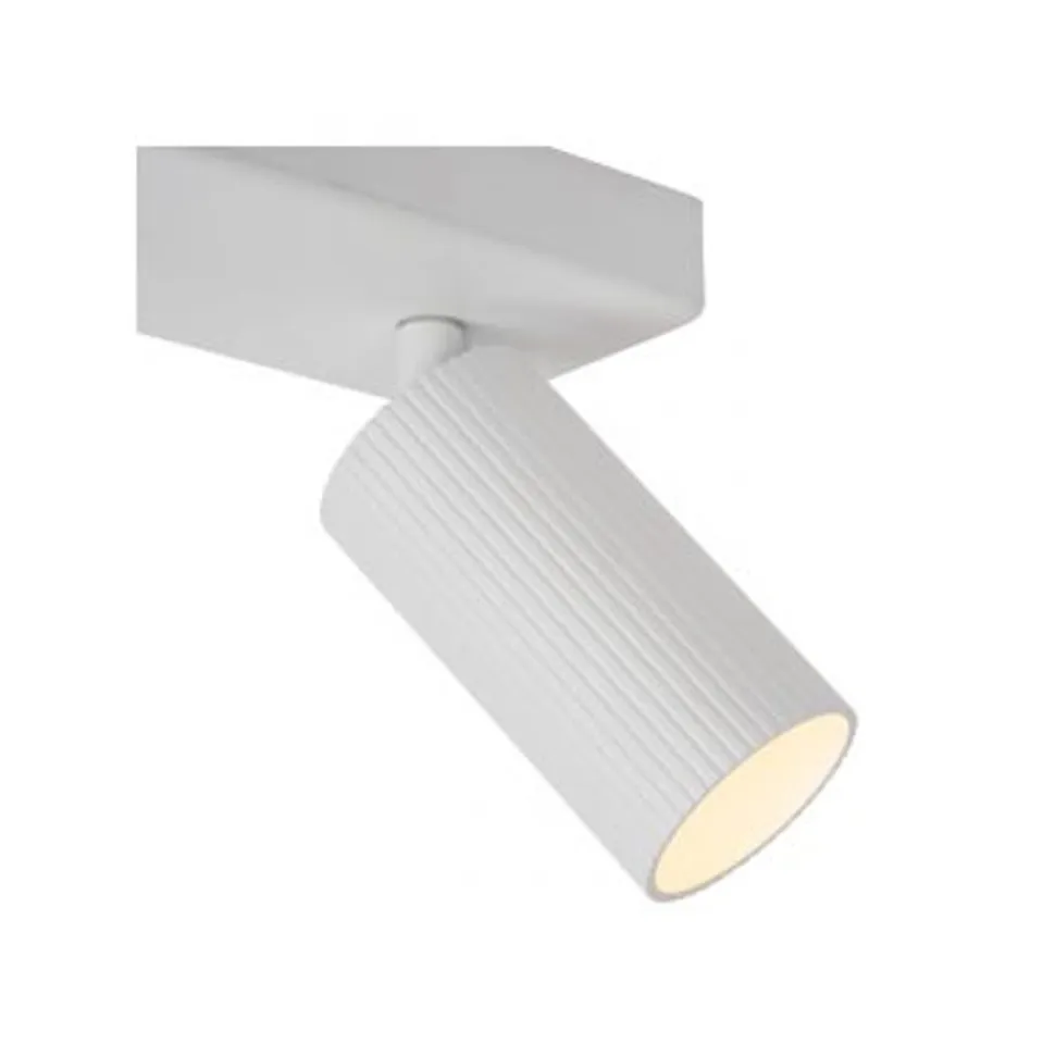 Lucide CLUBS Plafondspot-Wit-2xGU10-40W-Alumin.