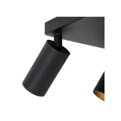 Lucide CLUBS Plafondspot-Zwart-4xGU10-40W-Alumin.