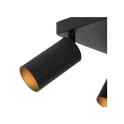 Lucide CLUBS Plafondspot-Zwart-4xGU10-40W-Alumin.