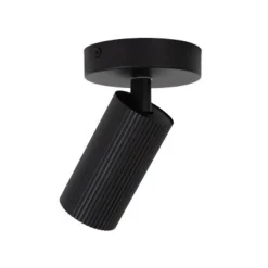 Lucide CLUBS Plafondspot-Zwart-1xGU10-40W-Alumin.