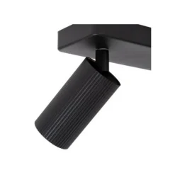 Lucide CLUBS Plafondspot-Zwart-2xGU10-40W-Alumin.