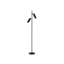 Lucide CLUBS Vloerlamp-Zwart-2xGU10-40W-Alumin.
