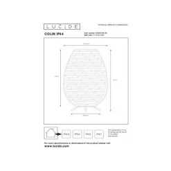 Lucide COLIN IP. Vloerlamp Buiten-Zwart-LED Dimb.-3W