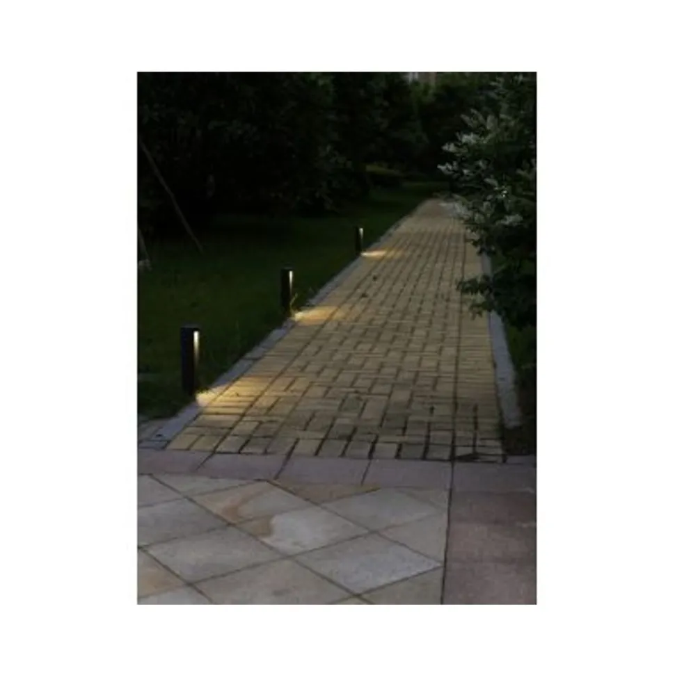 Lucide COMBO - Sokkellamp Buiten - Ø 9 cm - LED - 1x9W 3000K - IP54 - Zwart Lucide